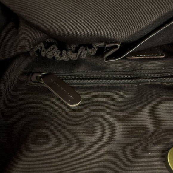 J.JILL Woven Straw Shoulder Bag Blue Boho Hobo Tote Leather Strap - Picture 8 of 10